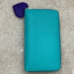 Talbots Leather Zip-Around Wallet